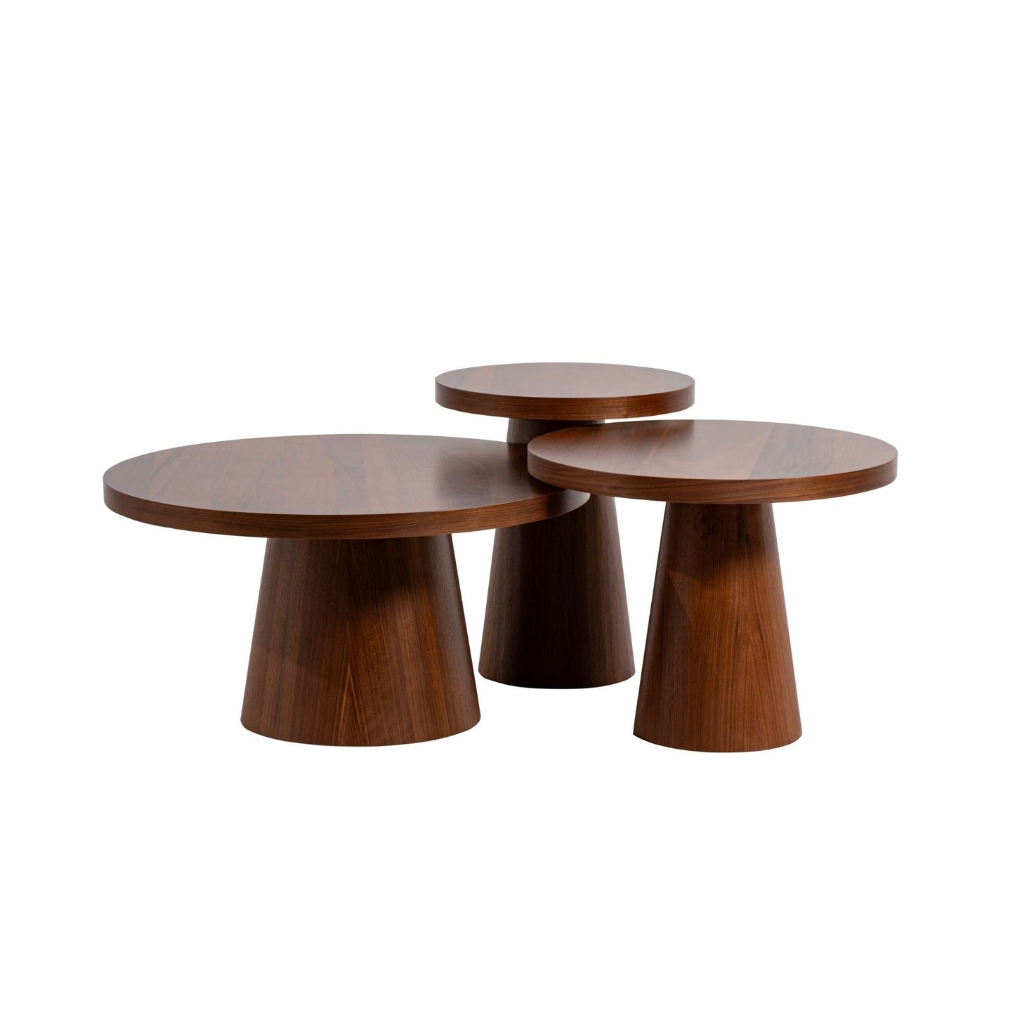 Vira Couchtisch-Set Walnuss