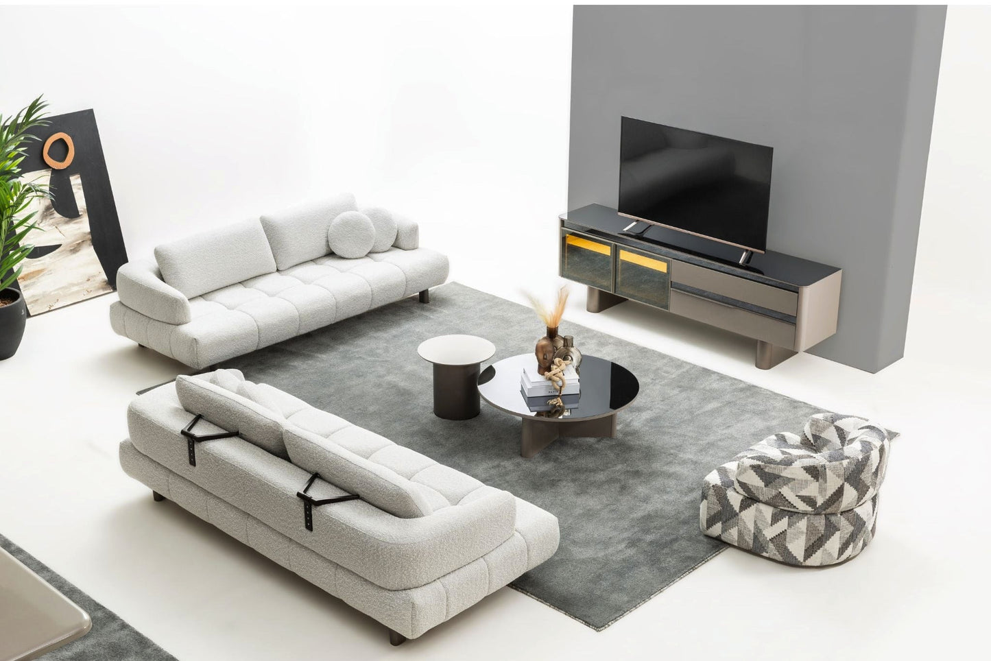 Inox S Sofa-Set
