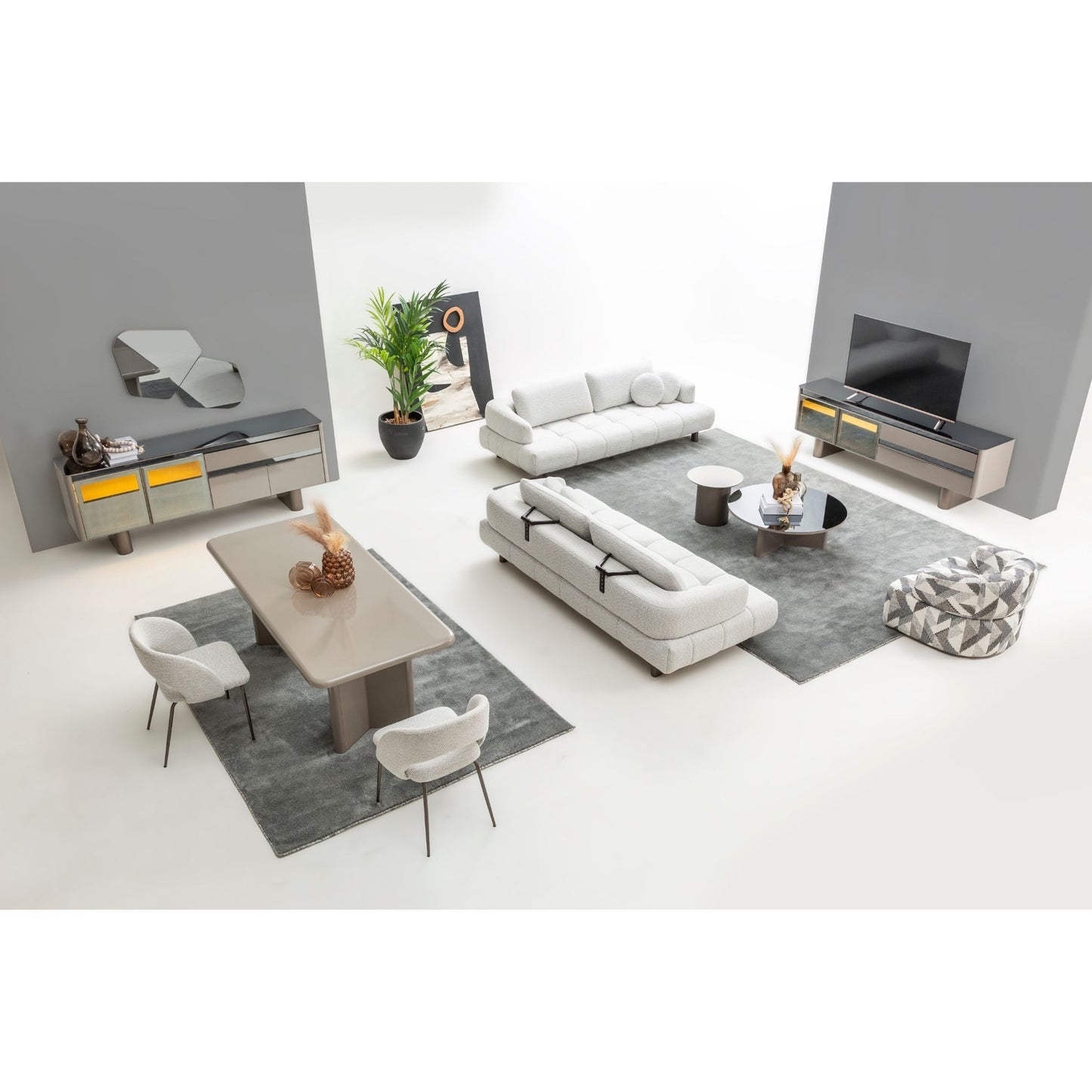 Inox S Sofa-Set