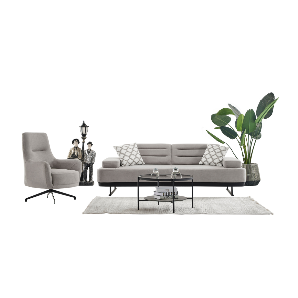 Lugano Sofa-Set 3+3+1