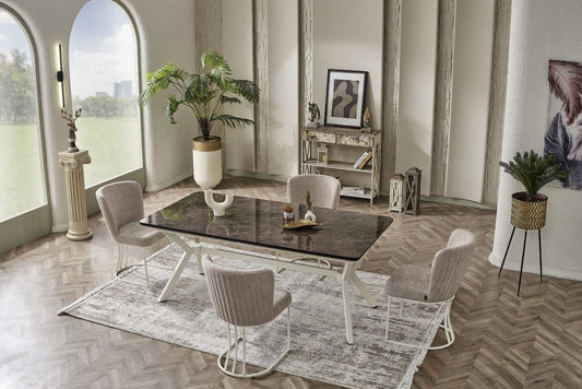 Milano Soft Esstisch-Set (160 → 200 cm)