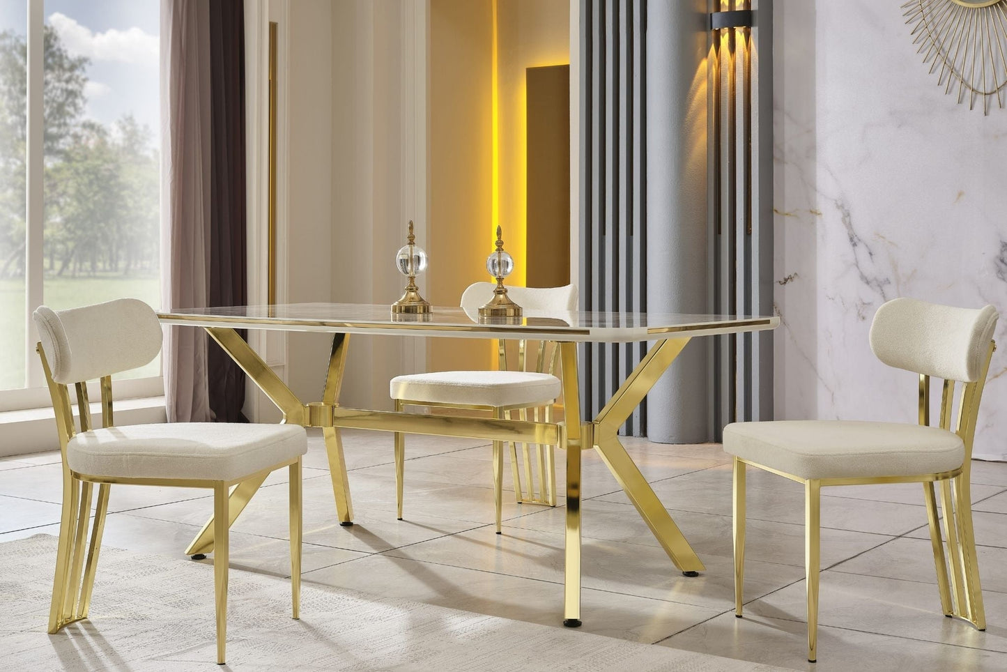 Milano Elite Esstisch-Set 180x90