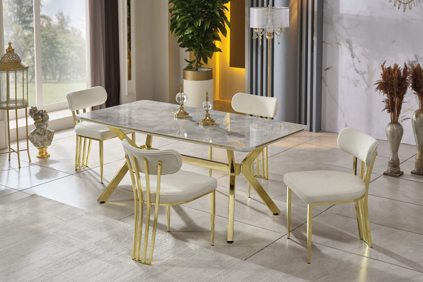 Milano Elite Esstisch-Set 180x90