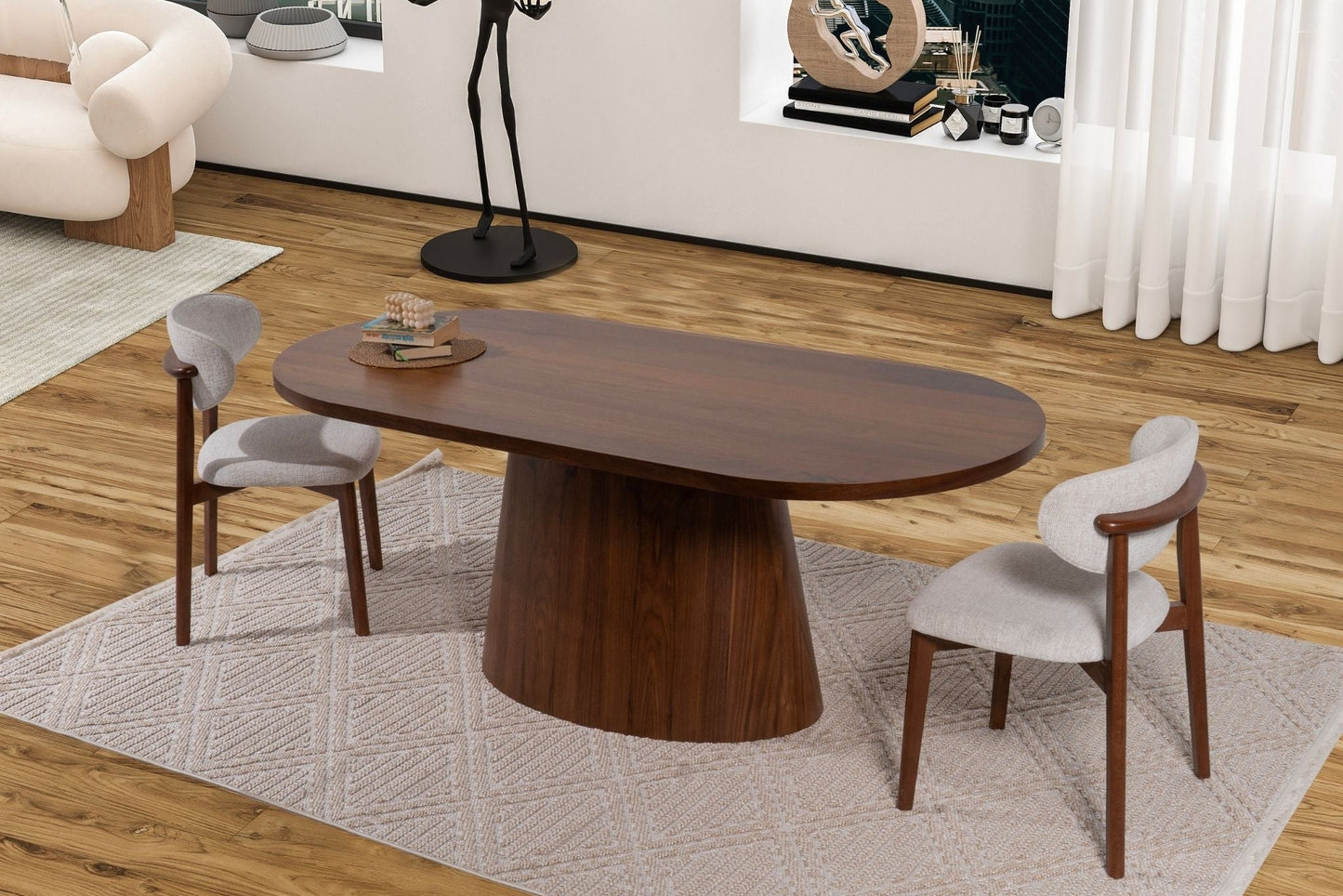 Orbix Esstisch Walnuss