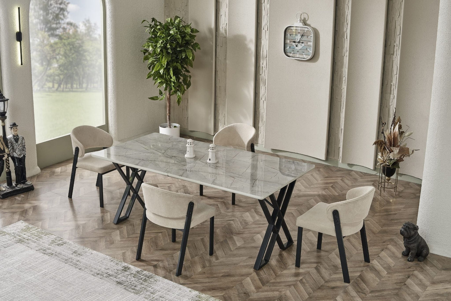 Luna Soft Esstisch-Set