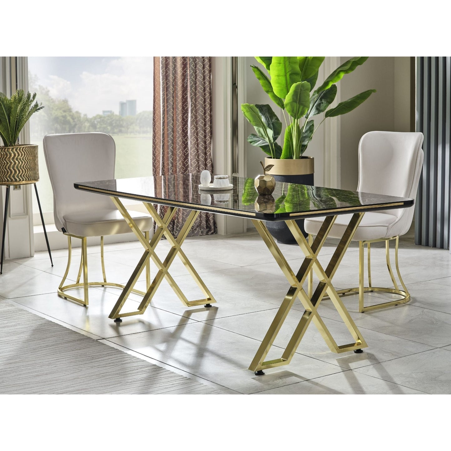 Luna Elite Esstisch-Set 180x90