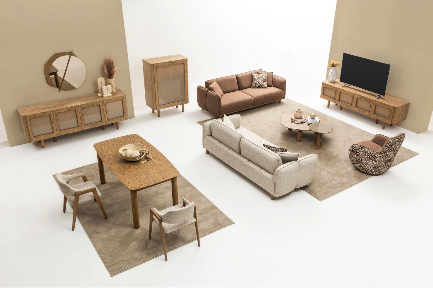 Latte S Sofa-Set